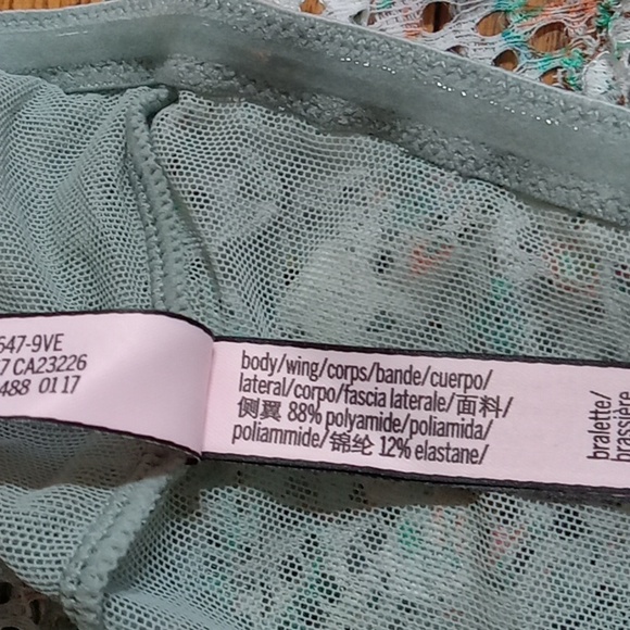 VICTORIA'S SECRET Womens Bra Bralette LARGE Lace New Intimates - Picture 5 of 5